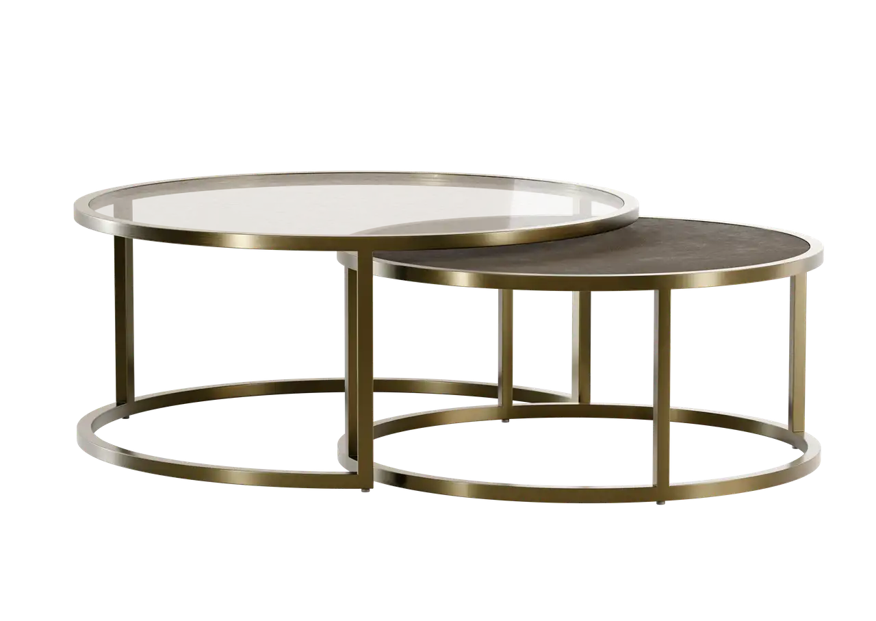 Knox Round Nesting Coffee Table 3D Model